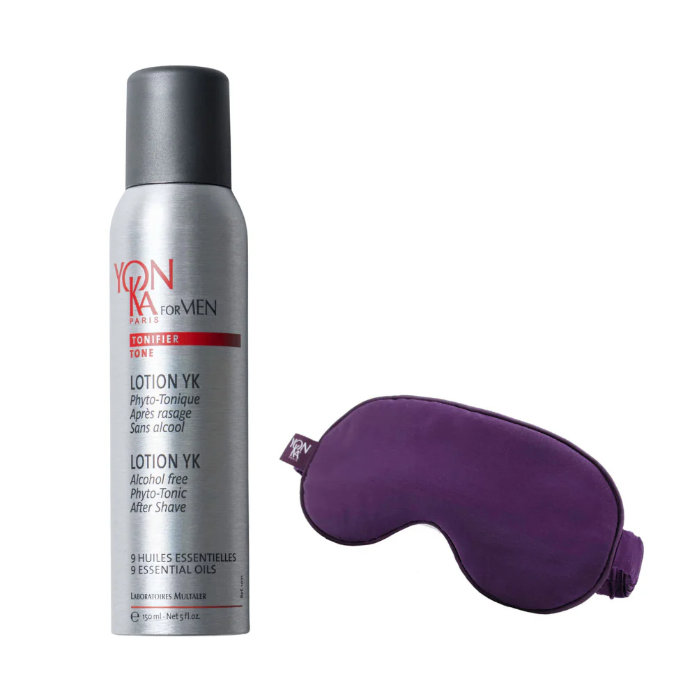 CADEAU Lotion YK Homme + Masque de nuit en Soie